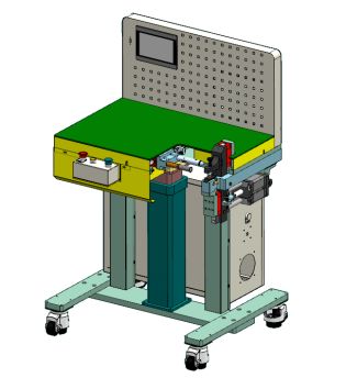 Single station servo hose assembly machine